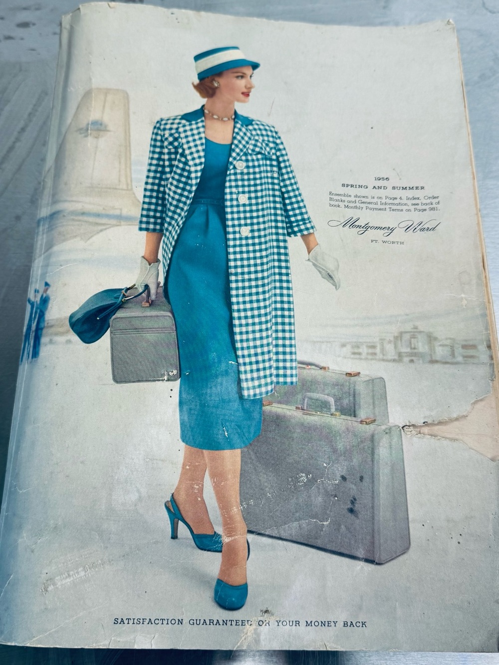 Vintage Montgomery Ward 1956 Catalogue Spring Summer Mail Order Fashion Home